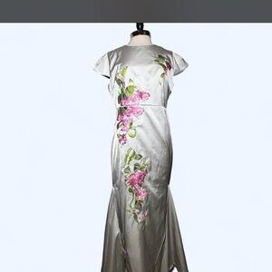 Elegant Floral Embroidered Dress